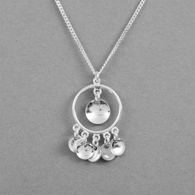 Solglitter – Silverhalsband