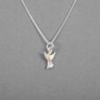 Skyddsängel liten - silverhalsband