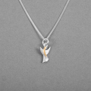 Skyddsängel Liten - silverhalsband
