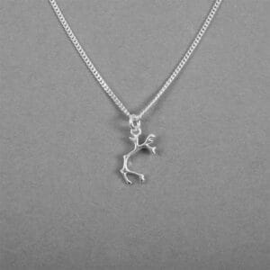 Renhorn "Tjoarvve" Liten - Silverhalsband