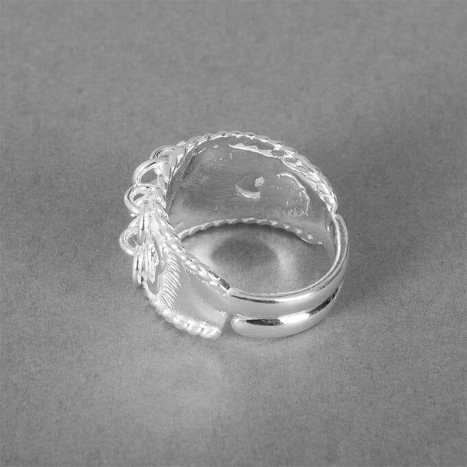 The love ring - Adjustable silver ring Kärleksringen – Reglerbar silverring