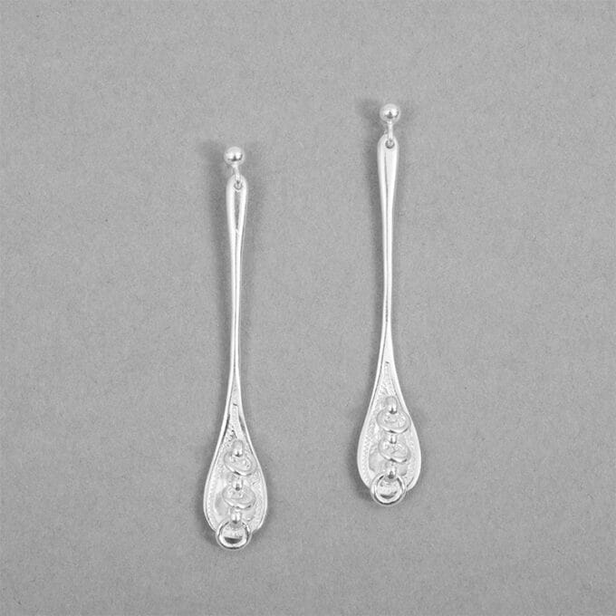 Jokkmokk lång modell – Silverörhängen