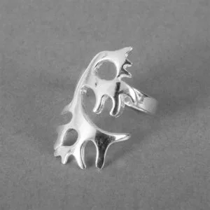 Renhornsring – Silverring