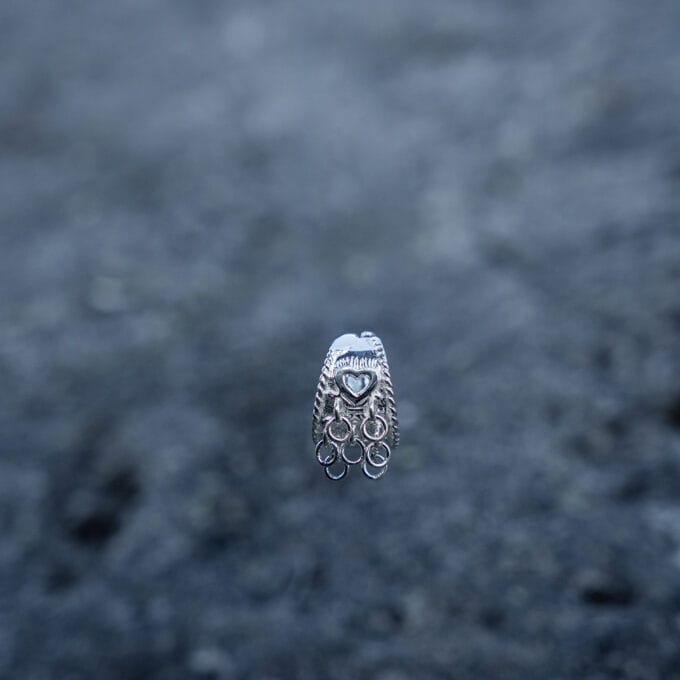 The love ring - Adjustable silver ring Kärleksringen – Reglerbar silverring