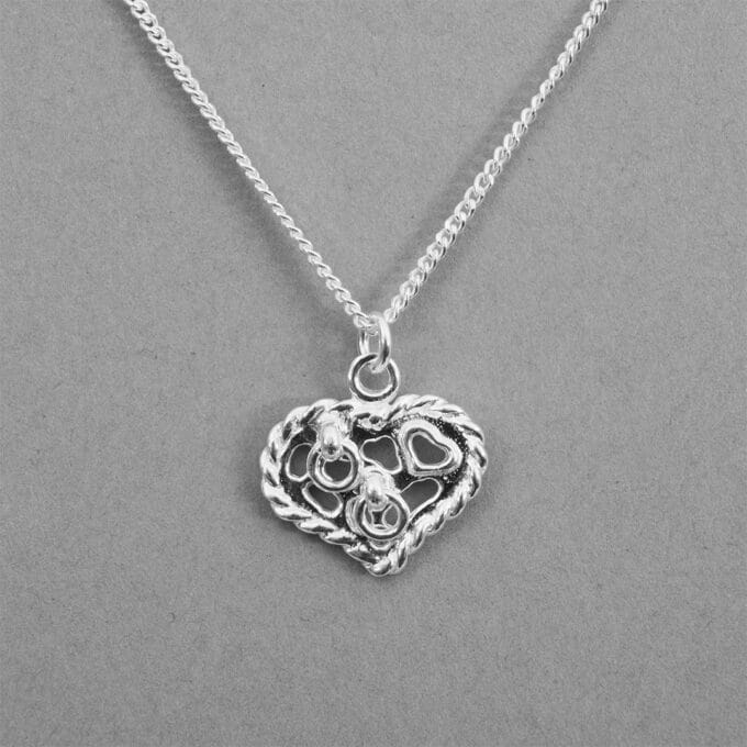Kärlekshjärtat - Silverhalsband
