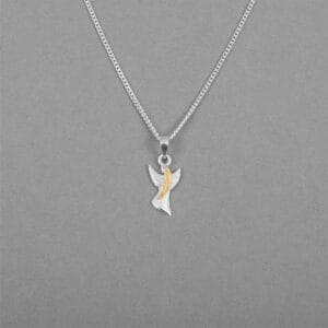 Hem Skyddsängel Liten – silverhalsband